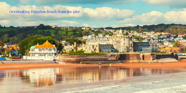 Overlooking Paignton Beach from the Pier 768x384